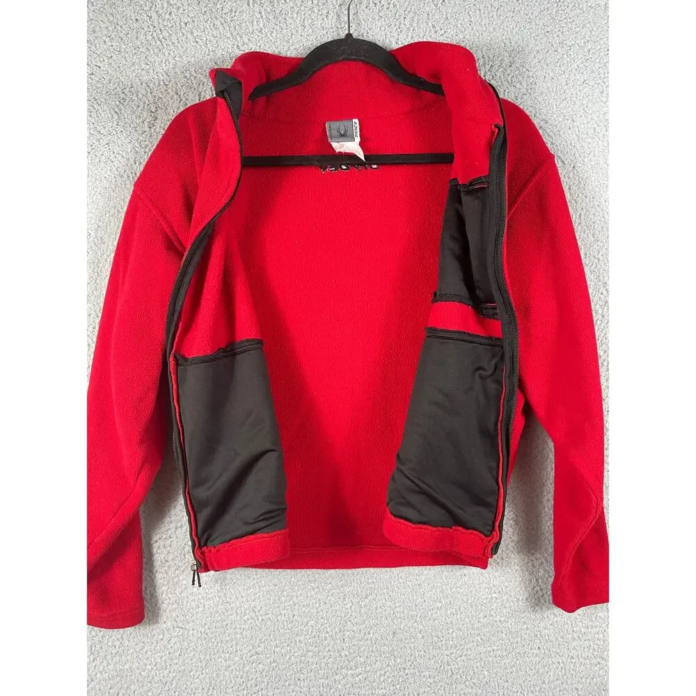 Spyder Youth Kids Size XL Red Fleece Full Zip Jacket